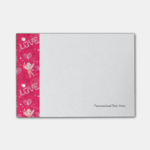 Valentijnsdag Patroon met Cupid Post-it® Notes