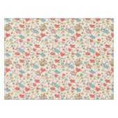 Valentijnsdag Patroon met Cupid Tafelkleed (Voorkant (Horizontaal))