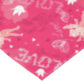 Valentijnsdag Patroon met Cupid Tafelkleed (Gekanteld)