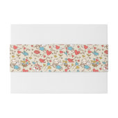 Valentijnsdag Patroon met Cupid Uitnodigingen Wikkel (Achterkant Voorbeeld)