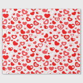 Valentijnsdag patroonpapier cadeaupapier (Vlak)