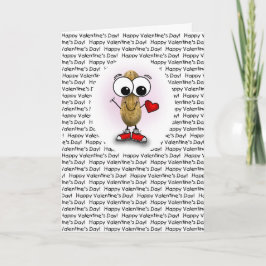 Valentijnsdag Peanut Nuts over jou Feestdagen Kaart