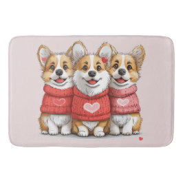 Valentijnsdag Pembroke Welsh Corgi Dogs Badmat