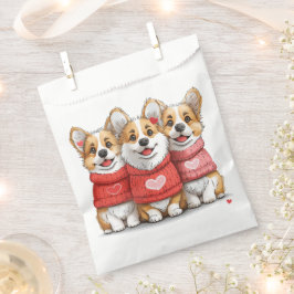 Valentijnsdag Pembroke Welsh Corgi Dogs Bedankzakje