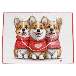 Valentijnsdag Pembroke Welsh Corgi Dogs Groot Cadeauzakje