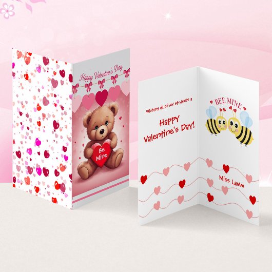 Valentijnsdag Personaliseer tekst van de docent 25 Kaart