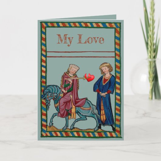 Valentijnsdag persoonlijk maken feestdagen kaart (Voorkant)