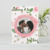 Valentijnsdag - Persoonlijke foto Feestdagenkaart (Staand voorkant)