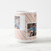 Valentijnsdag perzik fotocollage koffiemok (Center)