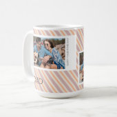 Valentijnsdag perzik fotocollage koffiemok (Voorkant links)