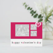 Valentijnsdag Photo Briefkaart (Staand voorkant)