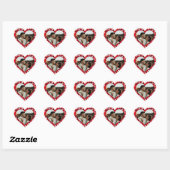 Valentijnsdag Photo Heart Hart Sticker (Vel)