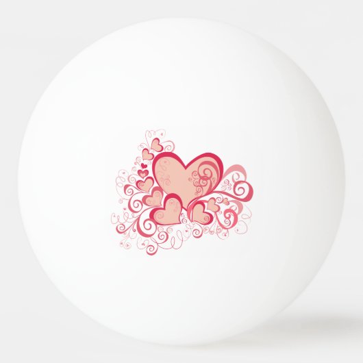 Valentijnsdag Ping Pong Balls Pingpongbal (Voorkant)