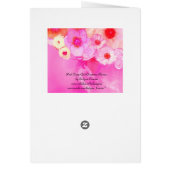 VALENTIJNSDAG PINK RED ROSES, ANEMONE FLOWERS (Achterkant)