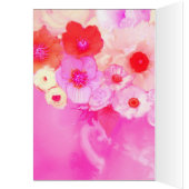 VALENTIJNSDAG PINK RED ROSES, ANEMONE FLOWERS (Binnen (Links))