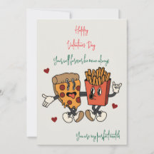 Valentijnsdag "Pizza en frietjes Match"