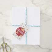 Valentijnsdag Pizza Feestje Kinderfeestje Cadeaulabel (Met Touw)