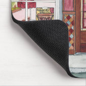 Valentijnsdag Pizza Waterverf Muismat (Hoek)