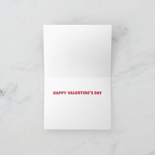 Valentijnsdag Plane Geweldige Gevouwen Nota Kaart (Binnen)