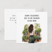 Valentijnsdag Plant Moeder Feestdagenkaart (Voorkant / Achterkant)