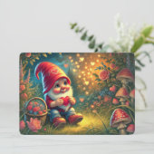 Valentijnsdag Plat Kerstkaart (Staand voorkant)