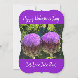 Valentijnsdag platte Kaart