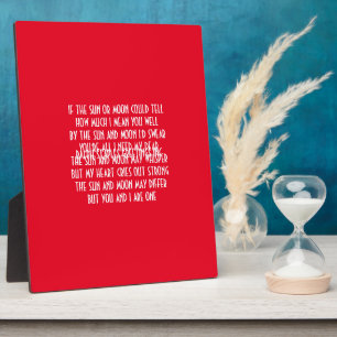 VALENTIJNSDAG POEM FOTOPLAAT