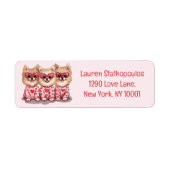 Valentijnsdag Pommeren Etiket (Voorkant)