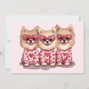 Valentijnsdag Pommeren Feestdagenkaart