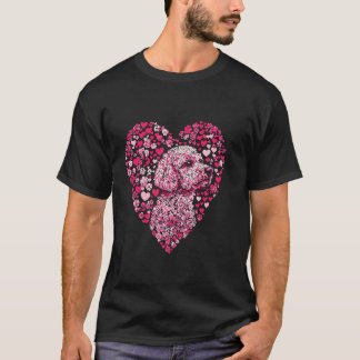 Valentijnsdag Portugese Waterdog T-shirt