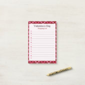 Valentijnsdag Post-it® Notes (Op bureau)