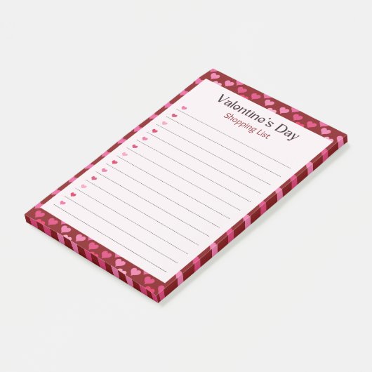 Valentijnsdag Post-it® Notes (Schuin)