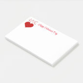 Valentijnsdag post-it® notes (Schuin)