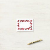 Valentijnsdag post-it® notes (Op bureau)