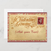 Valentijnsdag Post Kaart (Voorkant / Achterkant)