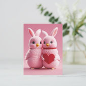 Valentijnsdag, Postcrossing Briefkaart (Staand voorkant)