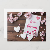 Valentijnsdag, Postcrossing Briefkaart (Voorkant / Achterkant)