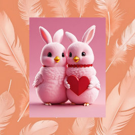 Valentijnsdag, Postcrossing Briefkaart