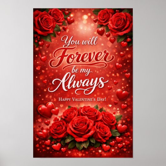 Valentijnsdag Poster - (Voorkant)