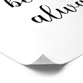 Valentijnsdag poster Love print U zult eeuwig door (Hoek)