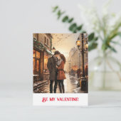 Valentijnsdag. Praat over je liefde! Briefkaart (Staand voorkant)