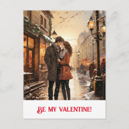 Valentijnsdag. Praat over je liefde! Briefkaart