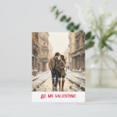 Valentijnsdag. Praat over je liefde! Briefkaart (Staand voorkant)