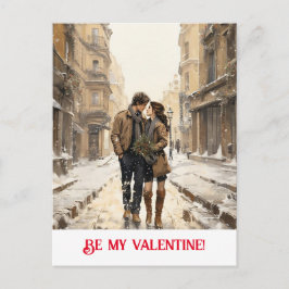 Valentijnsdag. Praat over je liefde! Briefkaart