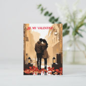 Valentijnsdag. Praat over je liefde! Briefkaart (Staand voorkant)