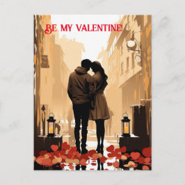 Valentijnsdag. Praat over je liefde! Briefkaart