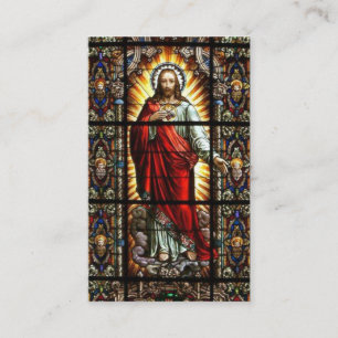Valentijnsdag Prayer Heilige Kaart met Heilige Sto Visitekaartje