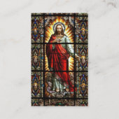 Valentijnsdag Prayer Heilige Kaart met Heilige Sto Visitekaartje (Voorkant)