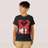 Valentijnsdag Pre K Squad Gnomen Docent T-shirt (Voorkant volledig)