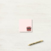 Valentijnsdag Pugs Post-it® Notes (Op bureau)